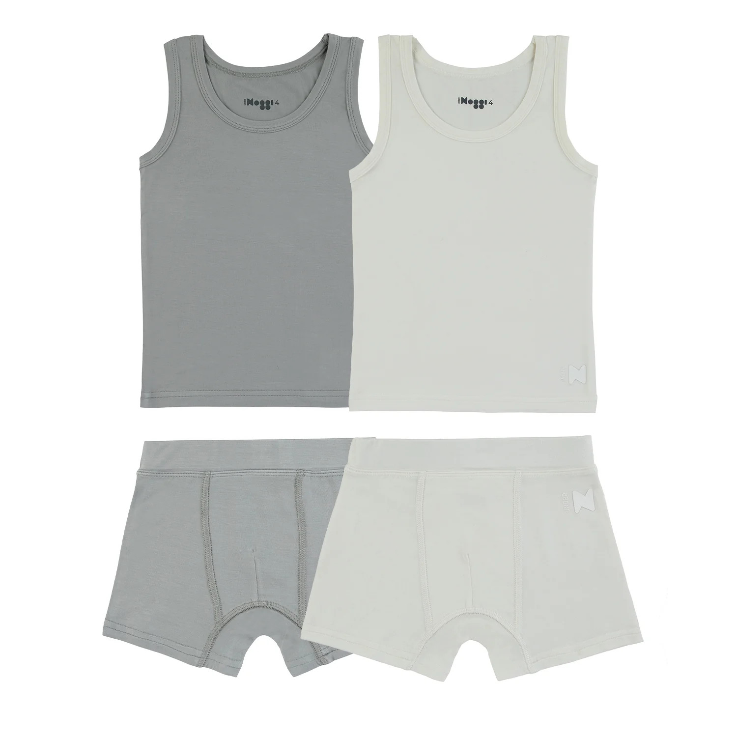 Bamboo Cotton Blue + White (2 Sets) | Noggiwear