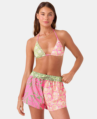 Women's Stay Wild No Bad Waves Board Shorts | Macy's