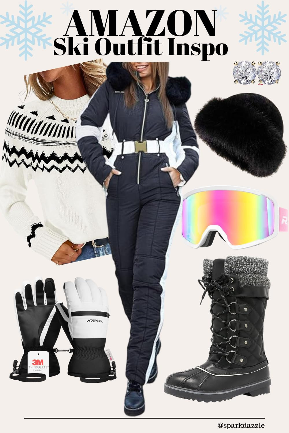 Amazon Ski Outfit Inspo ⛷️❄️

Stay warm and stylish on the slopes this winter with these cozy ski essentials from Amazon! From chic ski suits and waterproof boots to warm gloves and fluffy earmuffs — this look has everything you need to conquer the cold in style.

✨ Whether you’re skiing, snowboarding, or just sipping cocoa at the lodge, this outfit combines functionality with fashion.
#SkiStyle #WinterFashion #AmazonFinds #SnowDayStyle #WinterOOTD #SkiOutfit #SnowFashion #CozyStyle #WinterLook #AmazonFashion #HolidayStyle #SnowBunny #SparkDazzleStyle #ad #affiliate 

 
