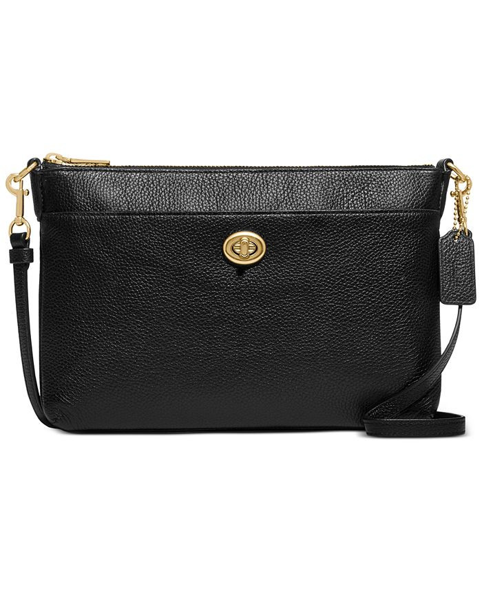 COACH Polly Leather Crossbody & Reviews - Handbags & Accessories - Macy's | Macys (US)