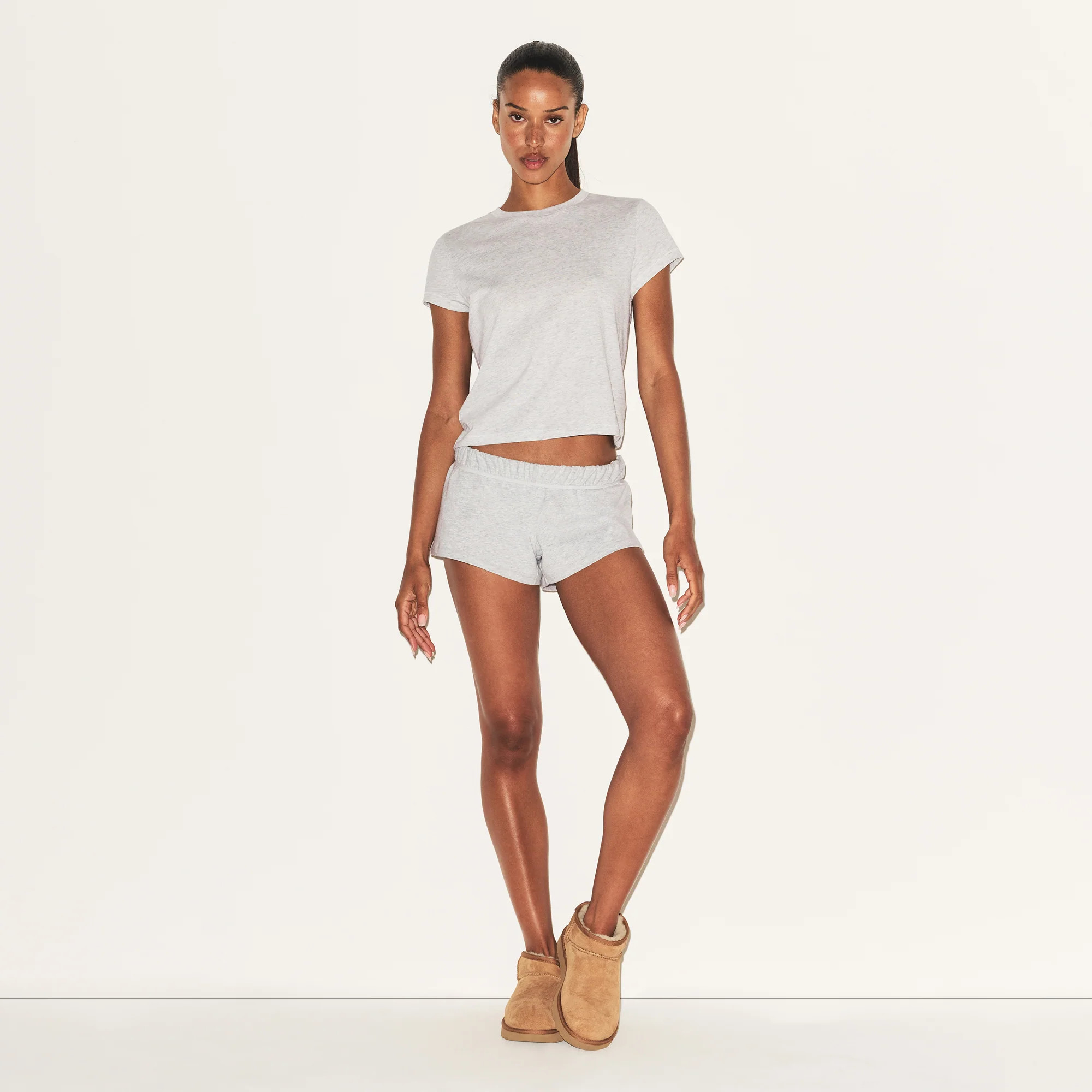 SKIMS Loose Short | Grey | 2XL | Cotton Jersey | SKIMS (US)