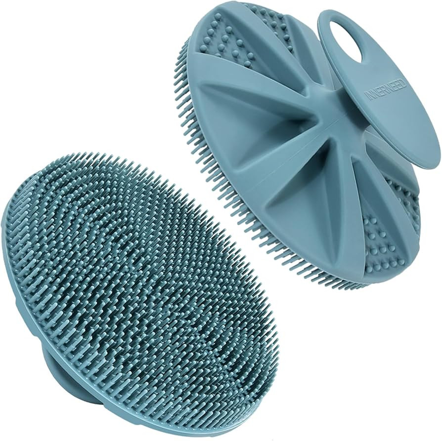 INNERNEED Food-Grade Soft Silicone Body Scrubber Shower Brush Handheld Cleansing Skin Brush, Gent... | Amazon (US)