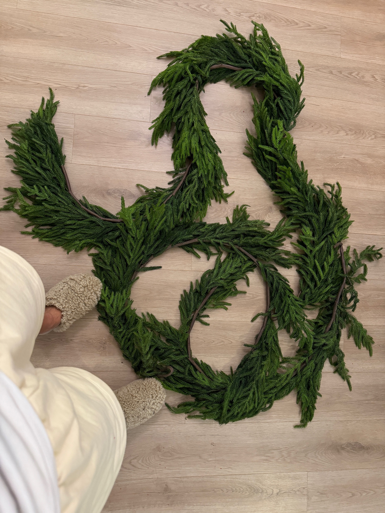 The afloral garland that I can’t recommend enough’ this is the Norfolk pine 

From Amazon it use code CASEYWSOUTHERN_ in their website for 20% off 

#LTKSeasonal #LTKHoliday #LTKHome