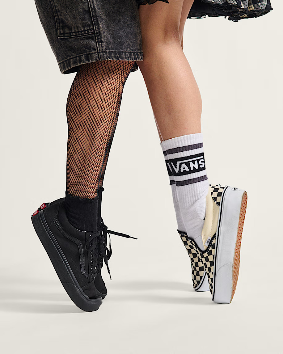 Classic Slip-On Checkerboard Platform Shoe | Vans (US)