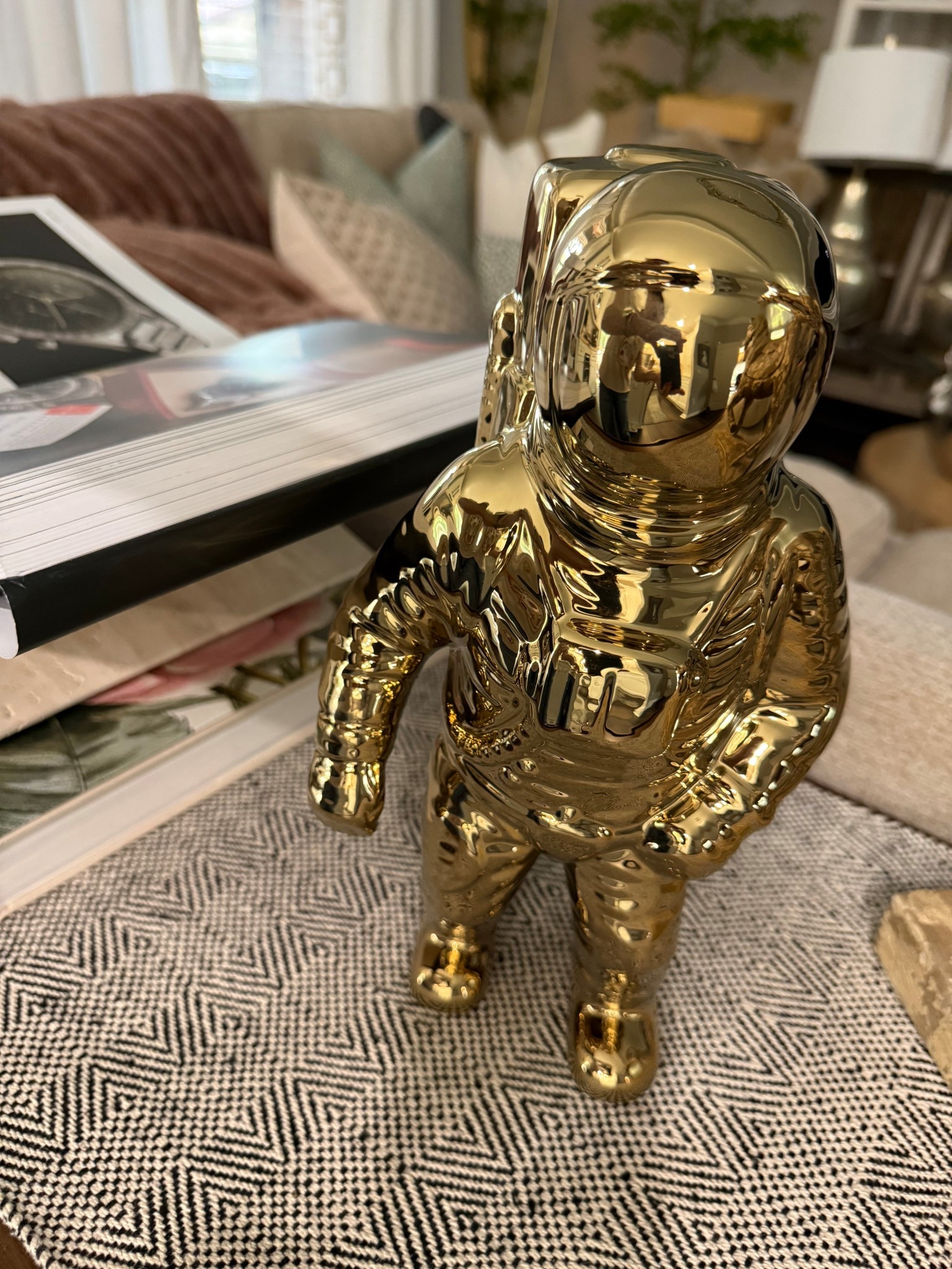 I found this gold astronaut figurine and knew I had to get it for my husband. I have it beside his moonwatch coffee table book!  Pure perfection!!!!

It’s also on SALE!!!

#LTKHome #LTKMens #LTKSaleAlert