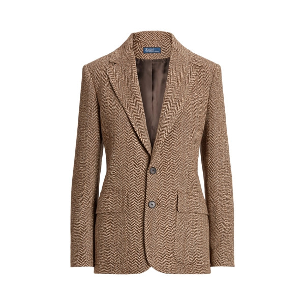 Herringbone Linen-Blend Blazer | Ralph Lauren (UK)