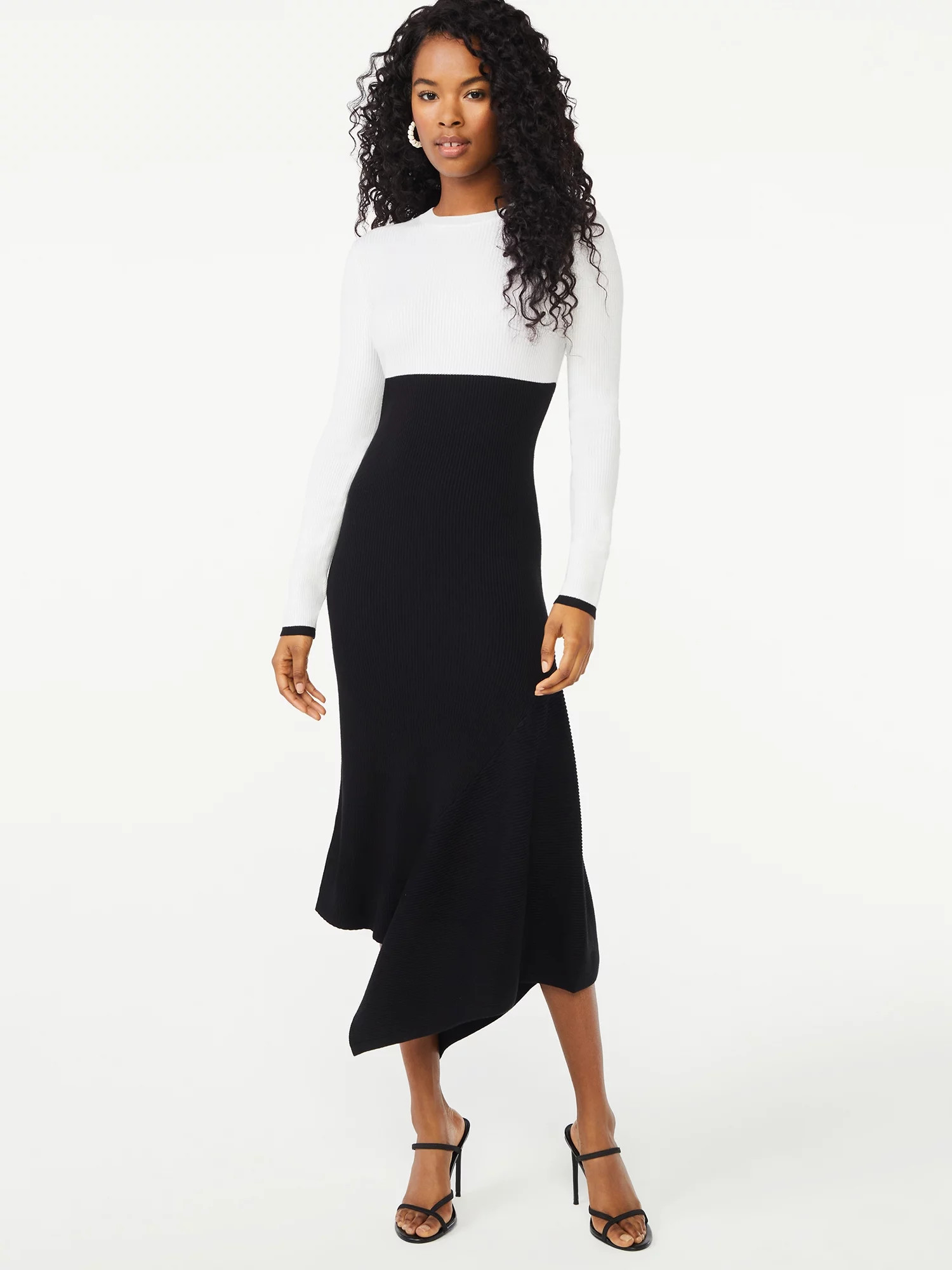 Scoop Women's Asymmetrical Dress | Walmart (US)