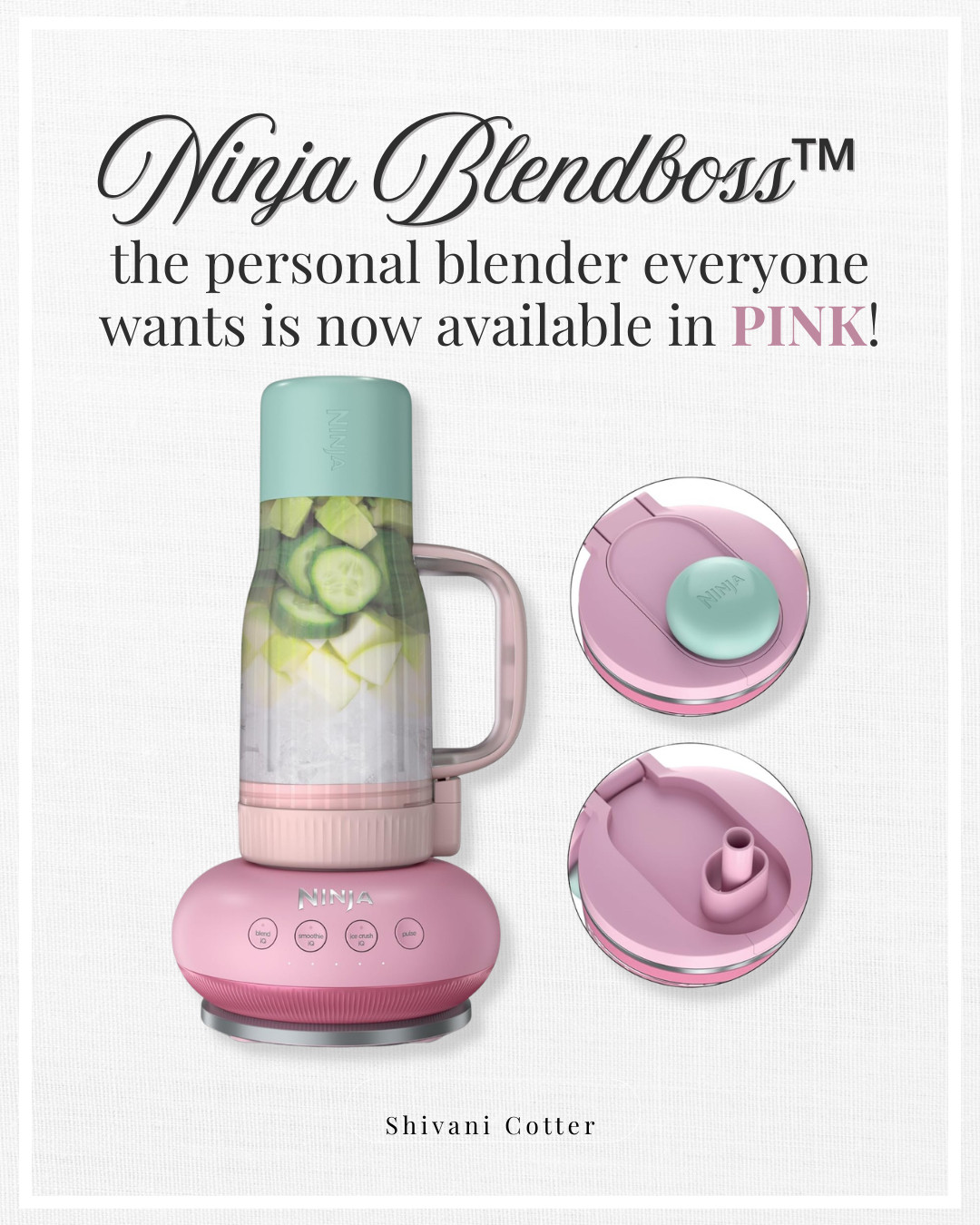 The Pink Ninja Blender Everyone Is About To Sell Out

Stop scrolling. The viral Ninja BlendBoss personal blender just dropped in pink and it is already all over dorm move in lists and teen wishlists. This compact blender is perfect for smoothies, protein shakes, iced coffee, and quick breakfast on busy mornings. Ideal for dorm rooms, small apartments, sorority houses, and college girls who want something cute and functional.
Back to school must have. Dorm room essential. Teen girl gift idea. Healthy girl aesthetic approved.
Save this now and grab it before this pink version sells out again. 

 #LTKfoodie #LTKHome