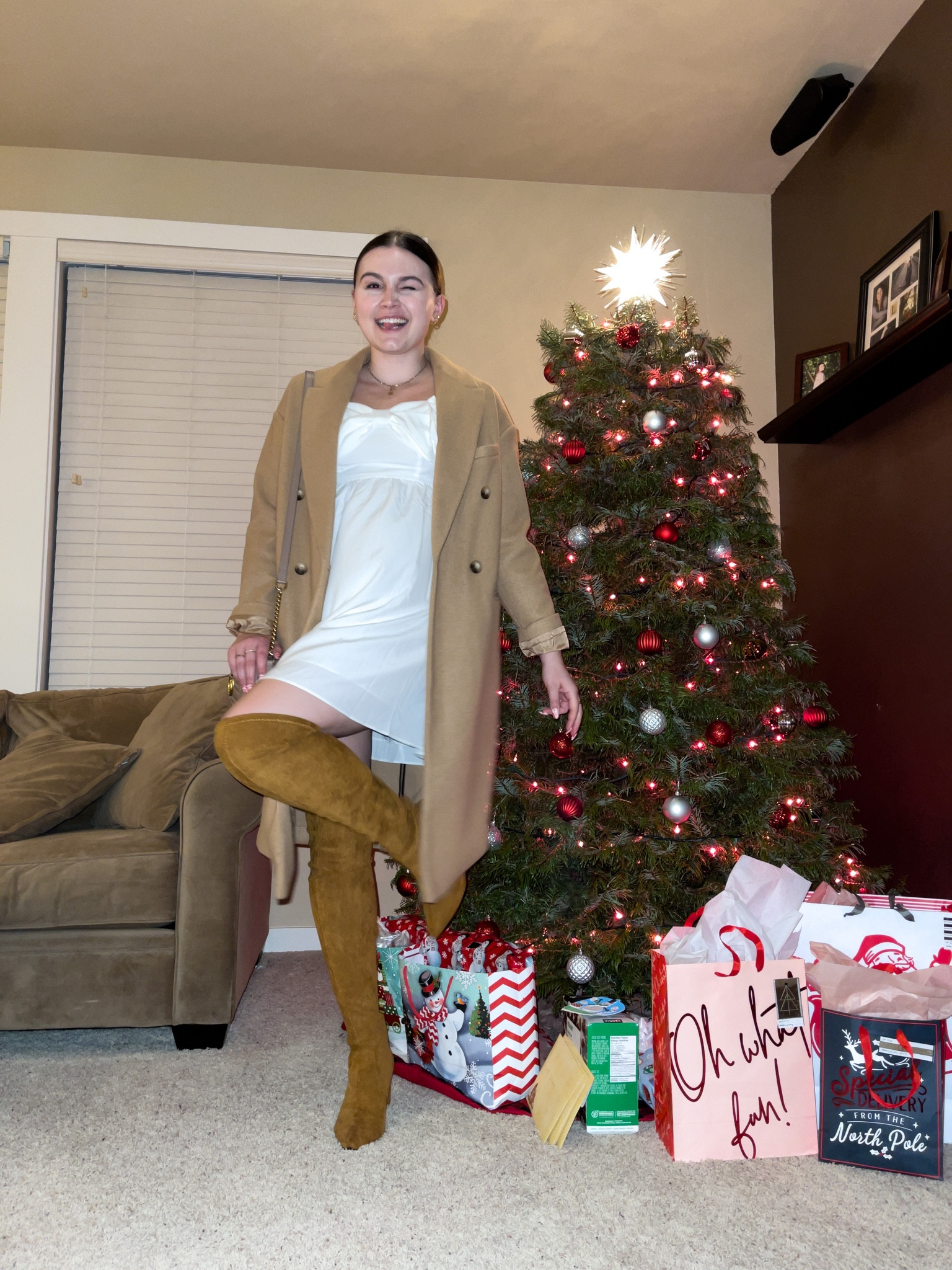 Christmas Eve outfit idea! Featuring a budget friendly amazon dress

I’m wearing a M dress and size 9 boots

#LTKHoliday #LTKSeasonal #LTKunder100