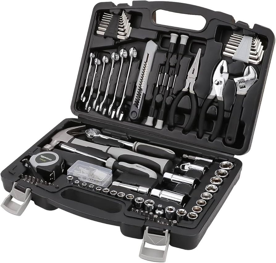 AmazonBasics 131-Piece General Household Hand Tool Set | Amazon (US)