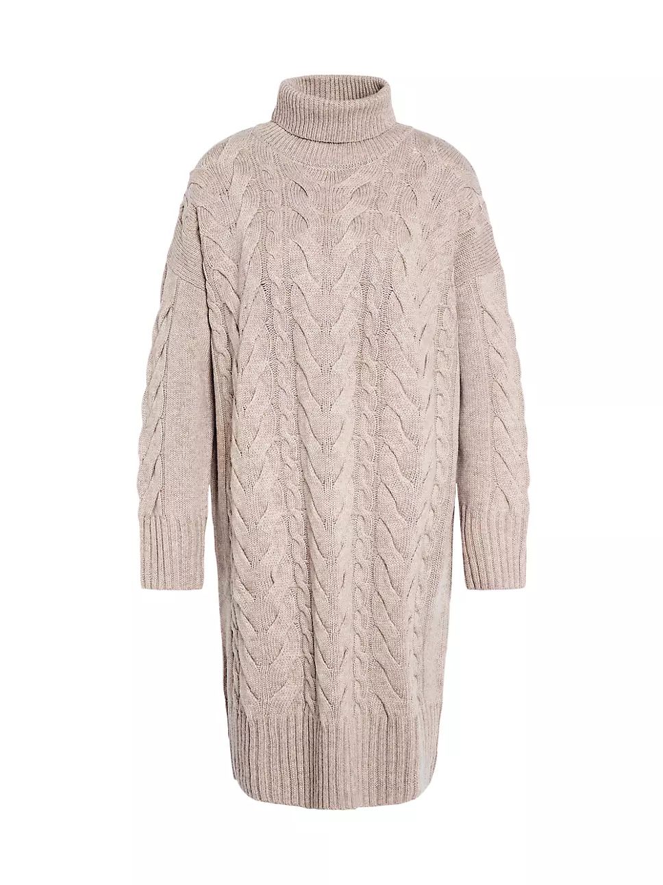Woodlane Wool-Blend Funnel Neck Sweaterdress | Saks Fifth Avenue
