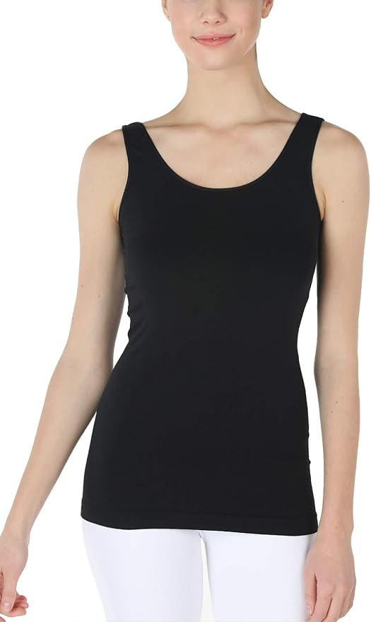 NIKIBIKI Women Seamless Premium Classic Tank Top, Made in U.S.A, One Size | Amazon (US)