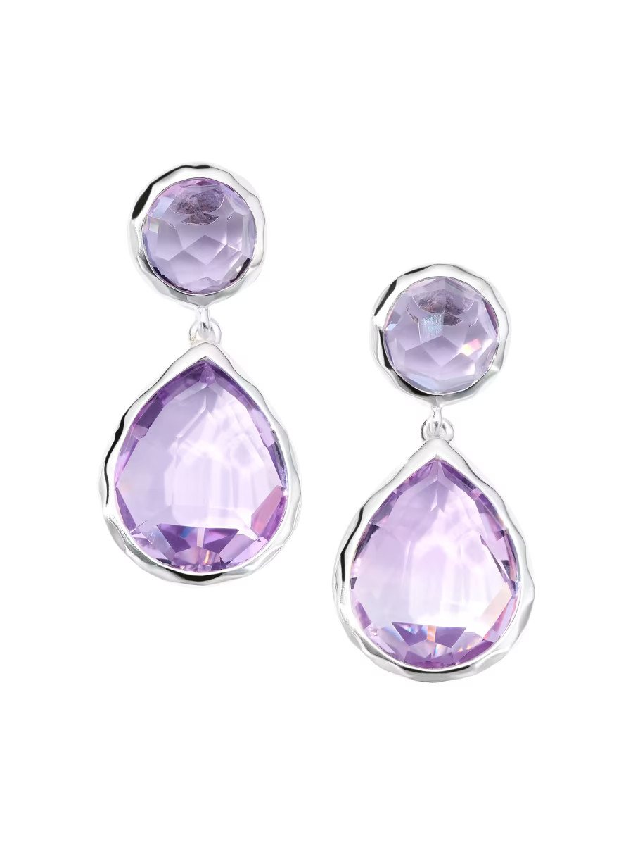Rock Candy Sterling Silver & Amethyst Drop Earrings | Saks Fifth Avenue