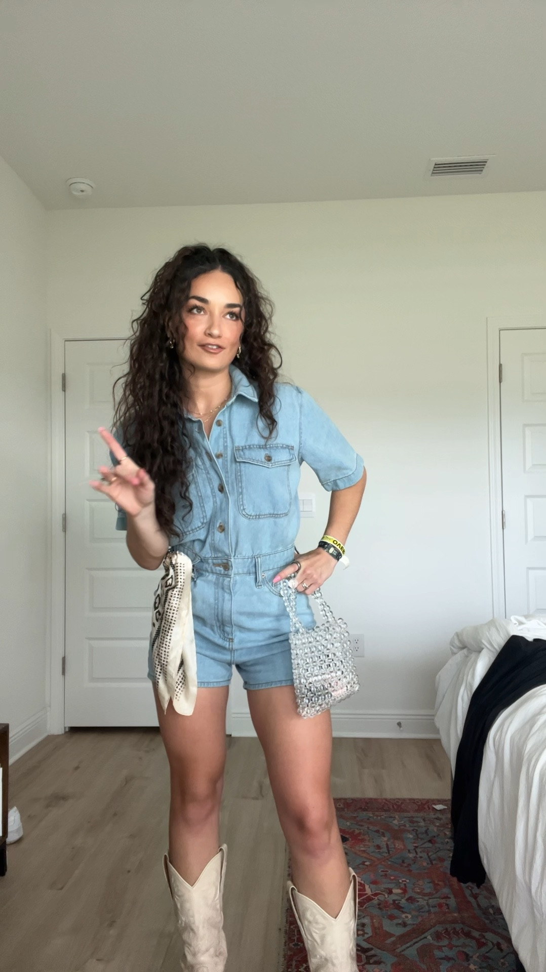 OOTD for gulf coast jam day 3! perfect for a country concert and the romper is $36, a great look alike for a lot of pricier ones I’ve seen on revolve! Super comfy too. I’m wearing a 4 and it had some room

#LTKfindsunder50 #LTKfindsunder100 #LTKVideo