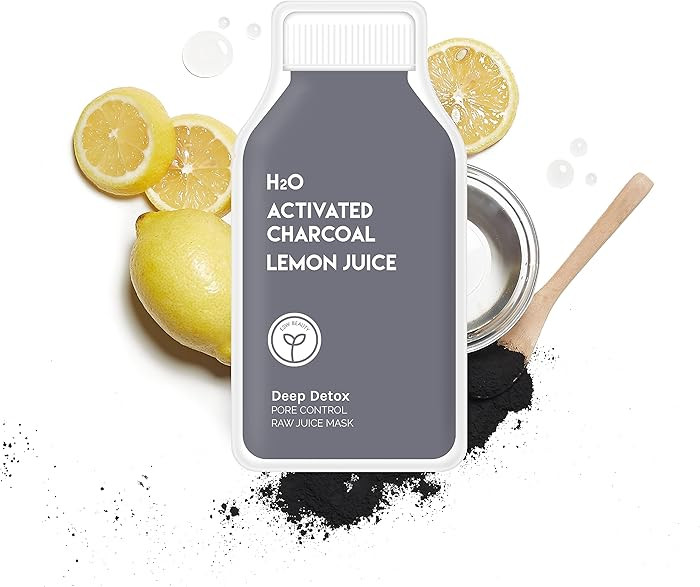 ESW Beauty Deep Detox - Pore Control Raw Juice Face Mask (6-Pack) - Clarifying with Activated Cha... | Amazon (US)