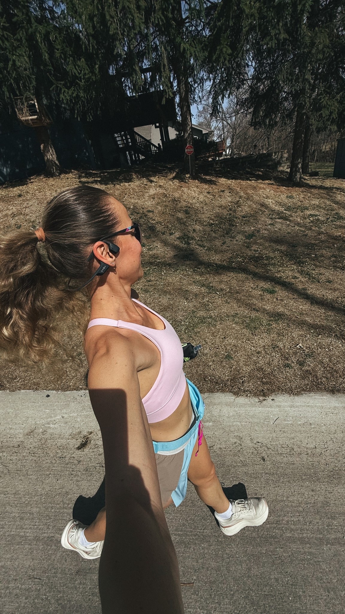 Sunny spring running outfit ☀️💗
Light pink sports bra paired with running shorts and a lightweight belt bag.
Perfect outfit for warm weather runs, outdoor workouts, and spring training days.
Breathable, comfortable, and made for sunny miles.

spring running outfit, summer running outfit, running outfit women, pink sports bra outfit, running shorts outfit, warm weather running outfit, outdoor running outfit, women running clothes, athleisure running look, hot weather running outfit


#LTKootd #LTKActive #LTKSeasonal