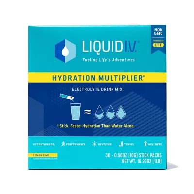Liquid I.V. Hydration Multiplier Electrolyte Drink Mix, Lemon Lime (30 ct.) | Sam's Club