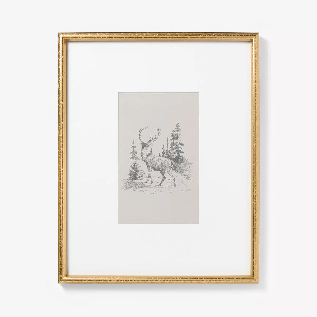 16"x20" Deer Framed Wall Art Print - Threshold™ designed with Studio McGee | Target