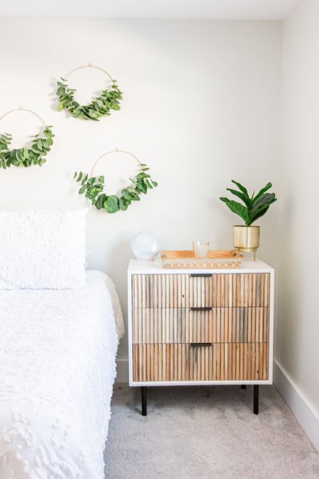 Our large nightstands are on sale right now! Absolutely love the wood finish & how modern & quality made they are. 
.
Bedroom refresh #nightstand
#westelm

#LTKhome