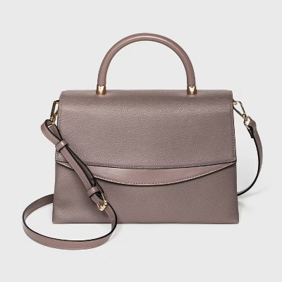 Magnetic Closure Top Handle Satchel Handbag - A New Day™ | Target