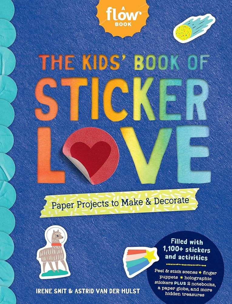 The Kids' Book of Sticker Love: Paper Projects to Make & Decorate (Flow) | Amazon (US)