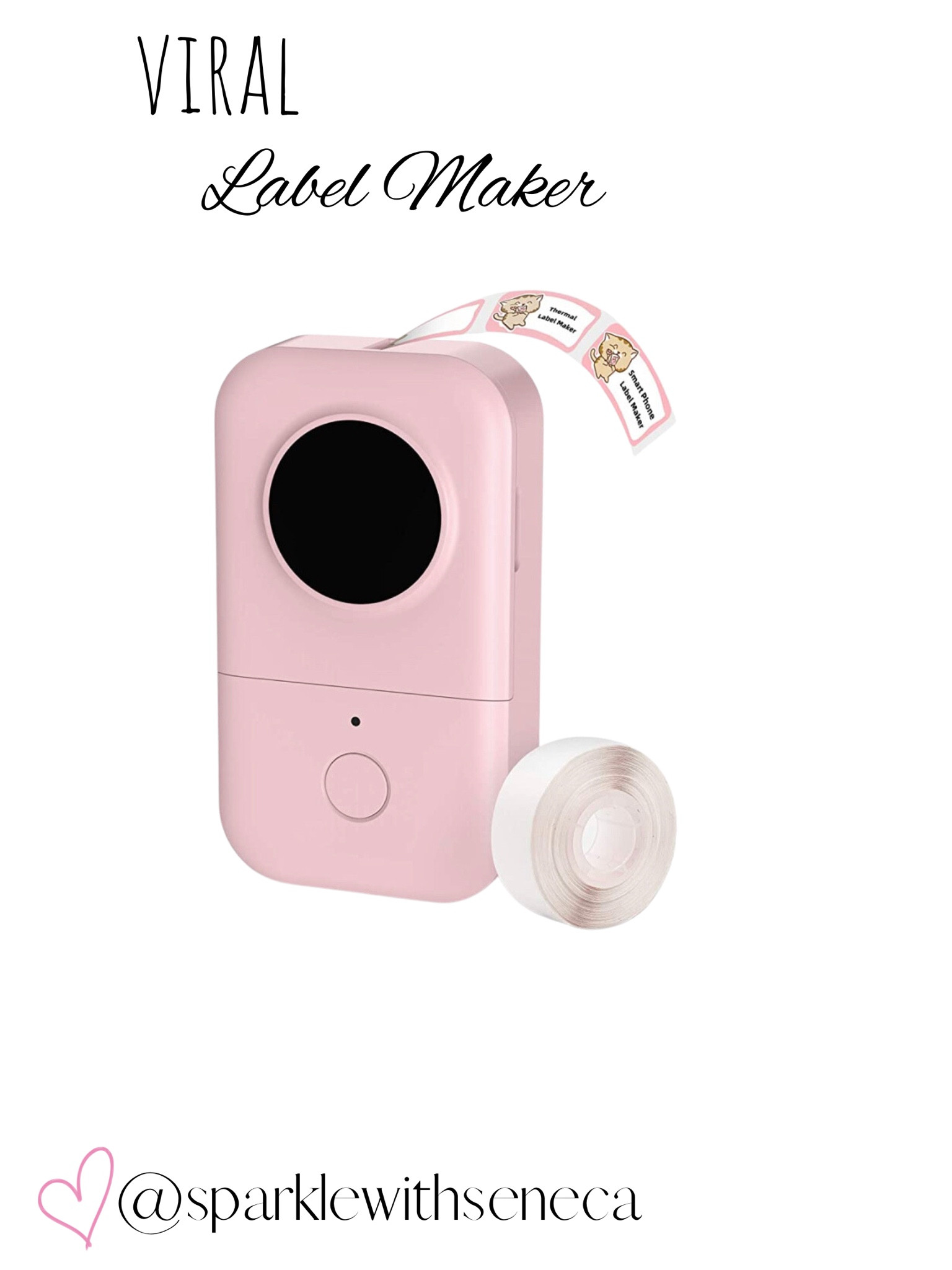 Trending viral label maker! 💕 so cute and fun! Such a good gift too. Label maker, pink, trendy. 

#LTKGiftGuide #LTKFind #LTKunder50