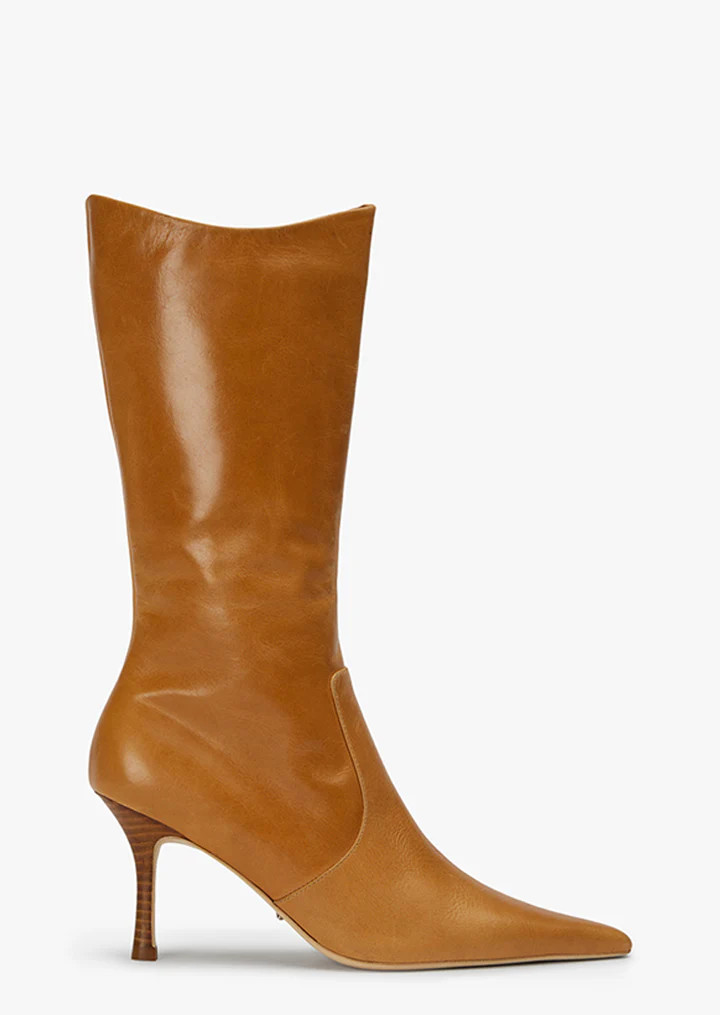 Sheba Whiskey Calf Boots | Heels | Tony Bianco USA | Tony Bianco US
