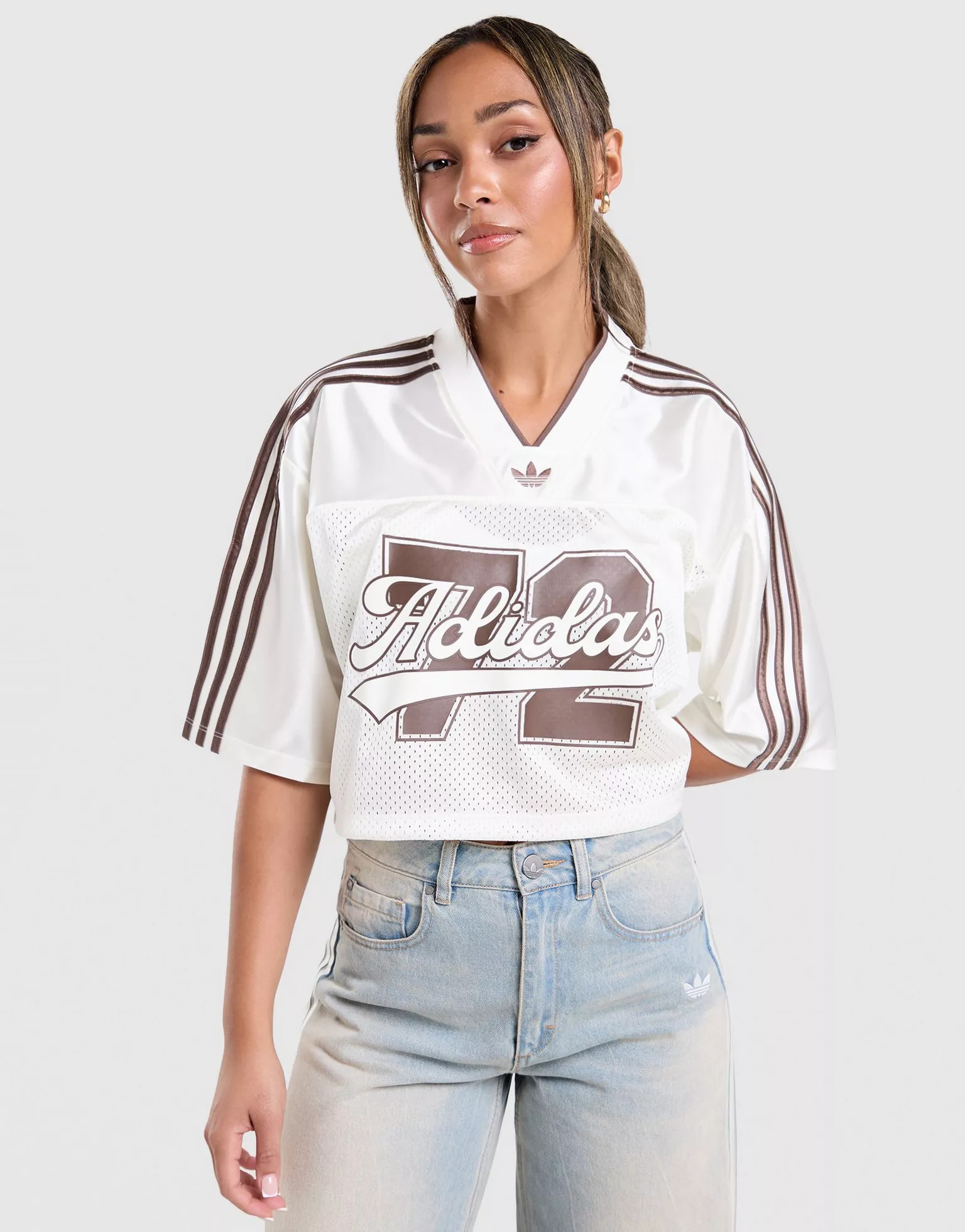 Off white adidas Originals Varsity Panel T-Shirt - JD Sports UK | JD Sports (UK)
