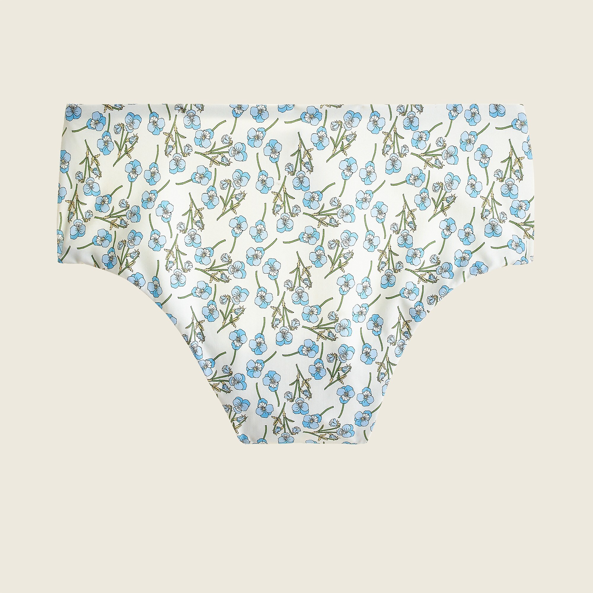 High-waisted bikini bottom in Liberty® Ros floral | J. Crew US