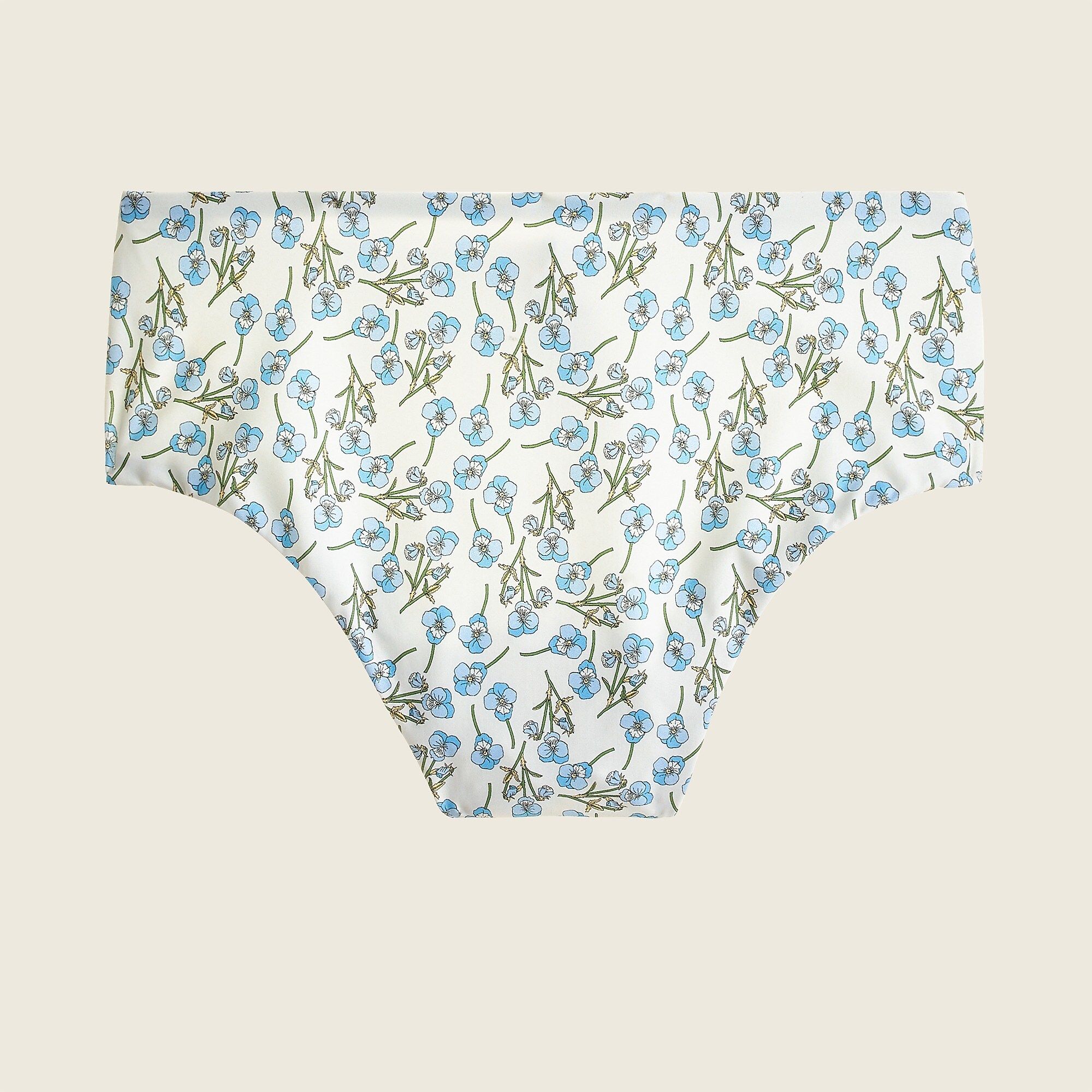 High-waisted bikini bottom in Liberty® Ros floral | J.Crew US