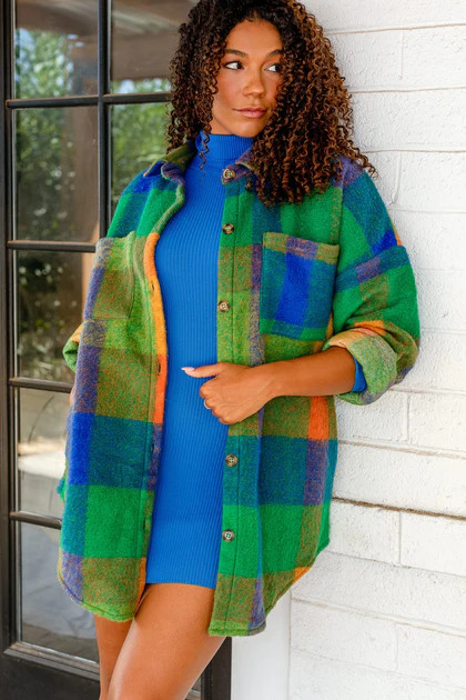 Felicity Plaid Shacket | Shop Priceless