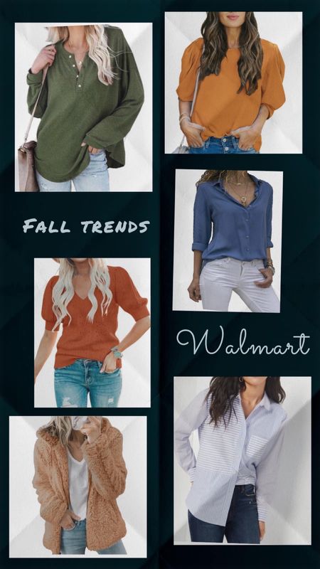 Is anyone else craving Fall fashion as much as I am?! Check out these amazing tops I found at Walmart! So cute! Bring on the cooler weather! 🍂

#LTKunder50 #LTKunder100 #LTKSeasonal
