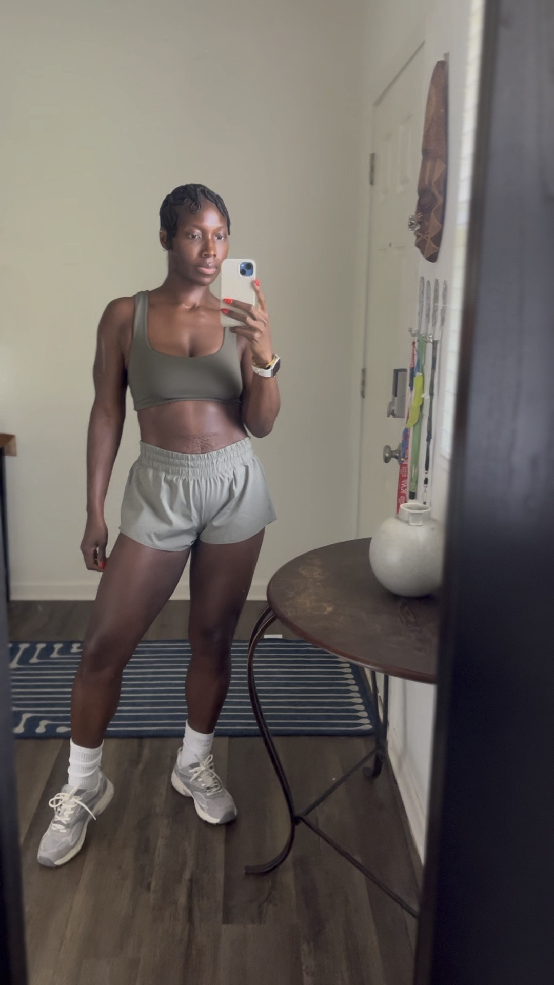 These shorts are my new hot girl walk essentials! 🔥 They have pockets and biker shorts underneath. Wearing a medium. 

#LTKFitness #LTKSummerSales #LTKFindsUnder50