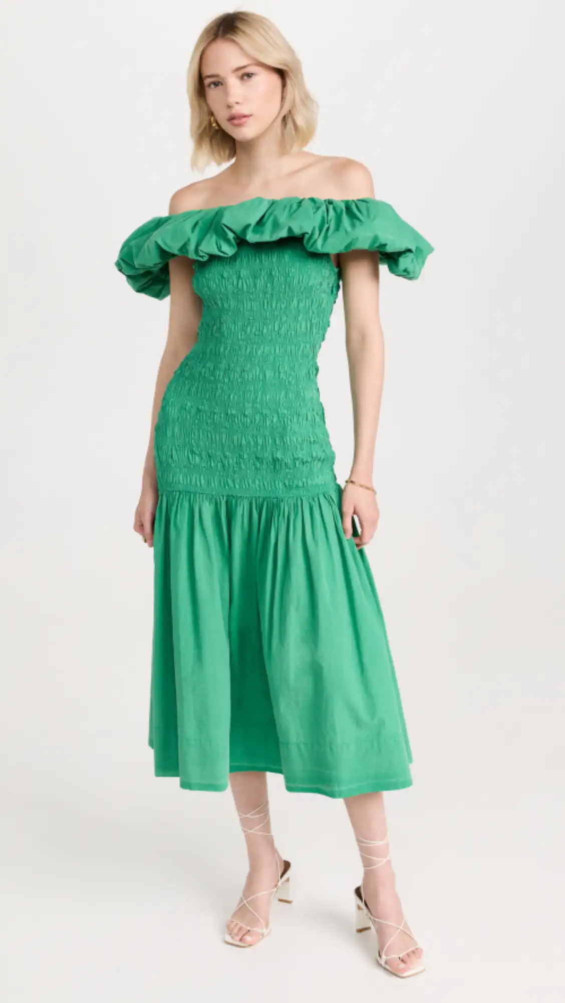 Juni Garment Dye Off Shoulder Dress | Shopbop