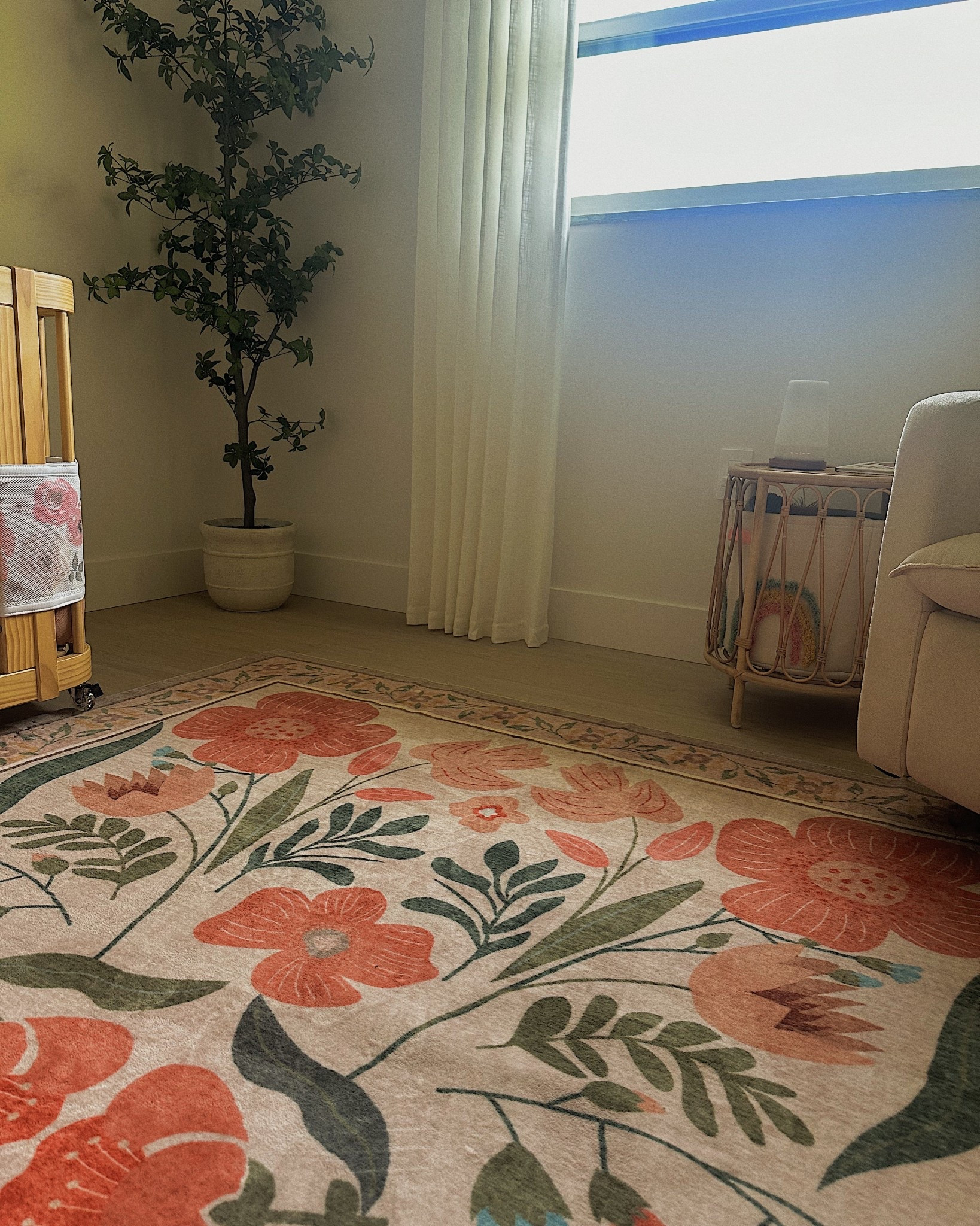 $100 washable 6x9 rug 🌷


#arearug #girlsroom #babygirl 

#LTKBaby #LTKHome #LTKKids