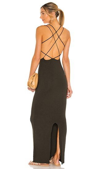 Tamri Maxi Dress in Black Forest | Revolve Clothing (Global)