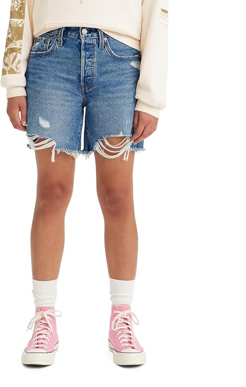 Levi's Women's 501 Mid Thigh Short | Amazon (US)