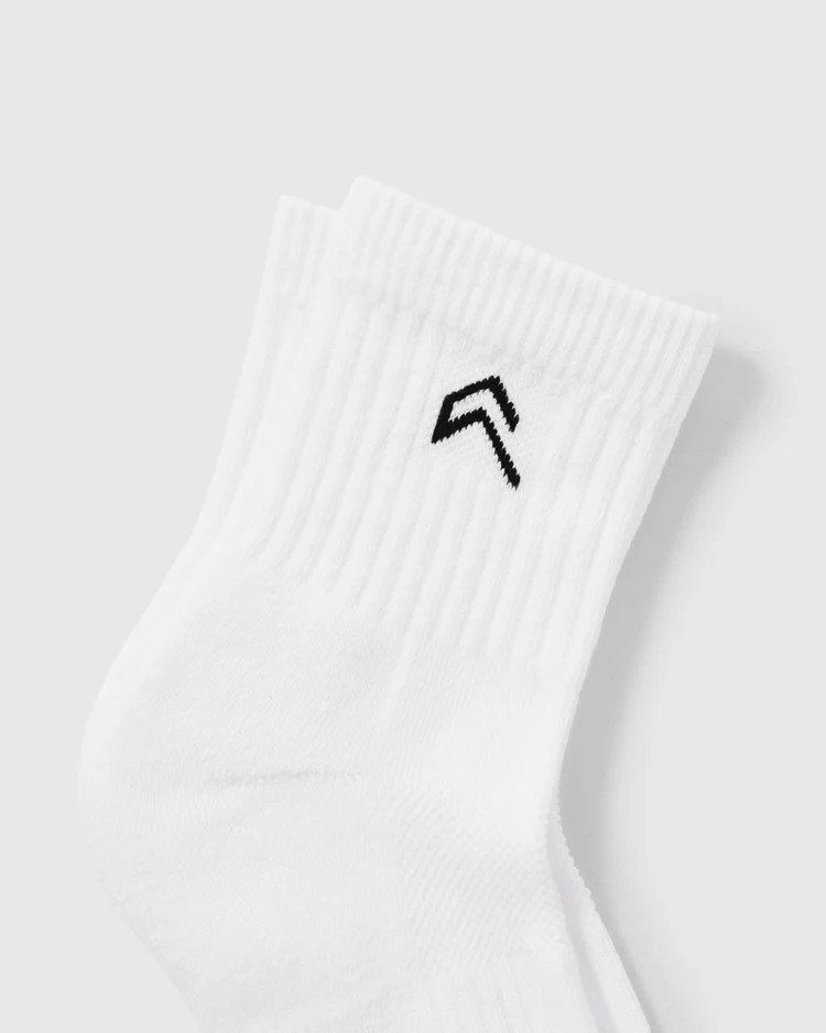 Mid Crew Socks 3 Pack 
 Grey/White/Black | Oner Active (UK / US)