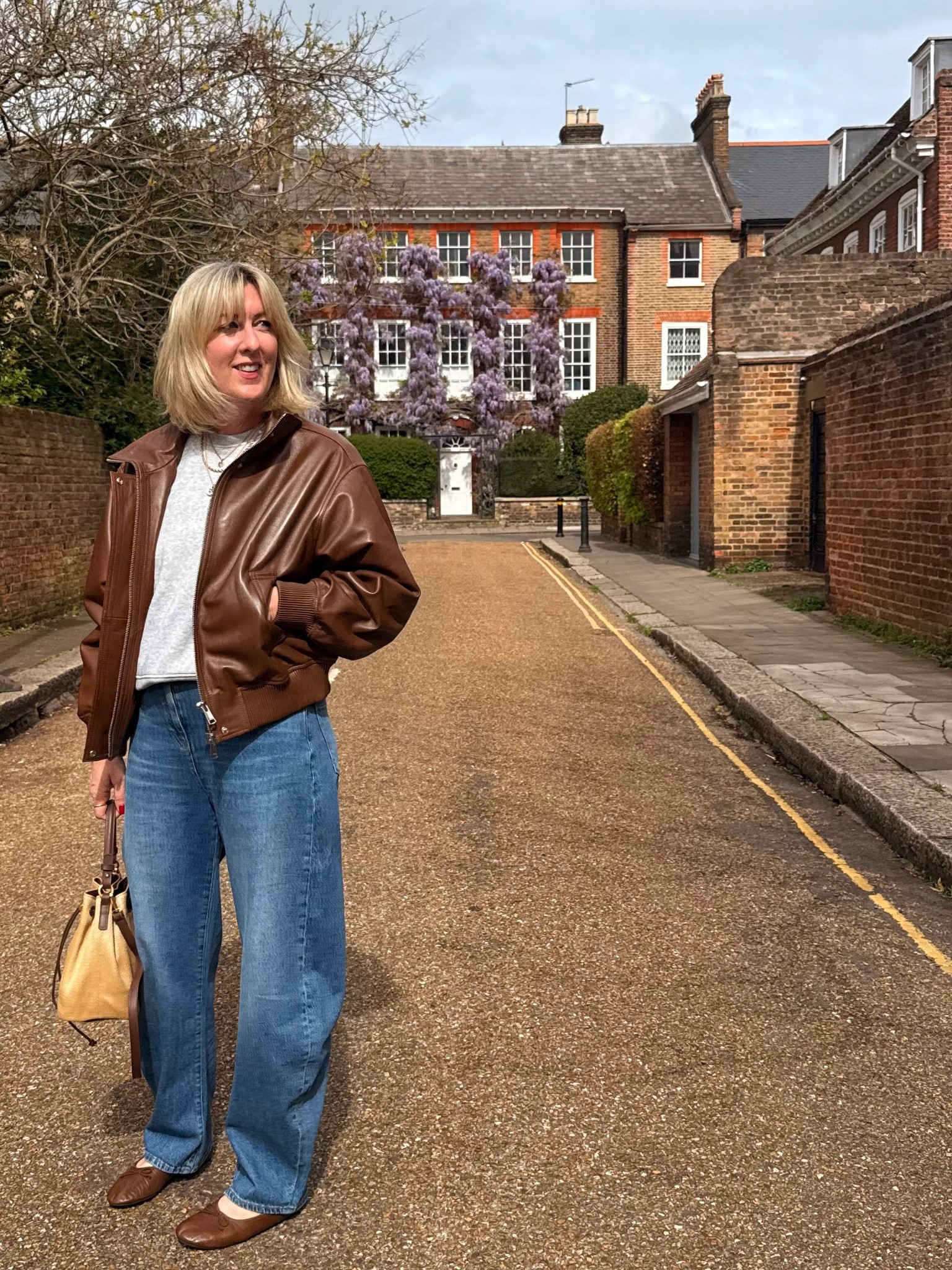 Reiss jacket jeans and bag 

#LTKspring #LTKover50style #LTKuk