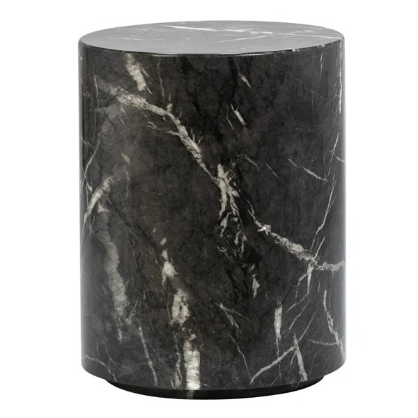 Sully Concrete Drum End Table | Perigold