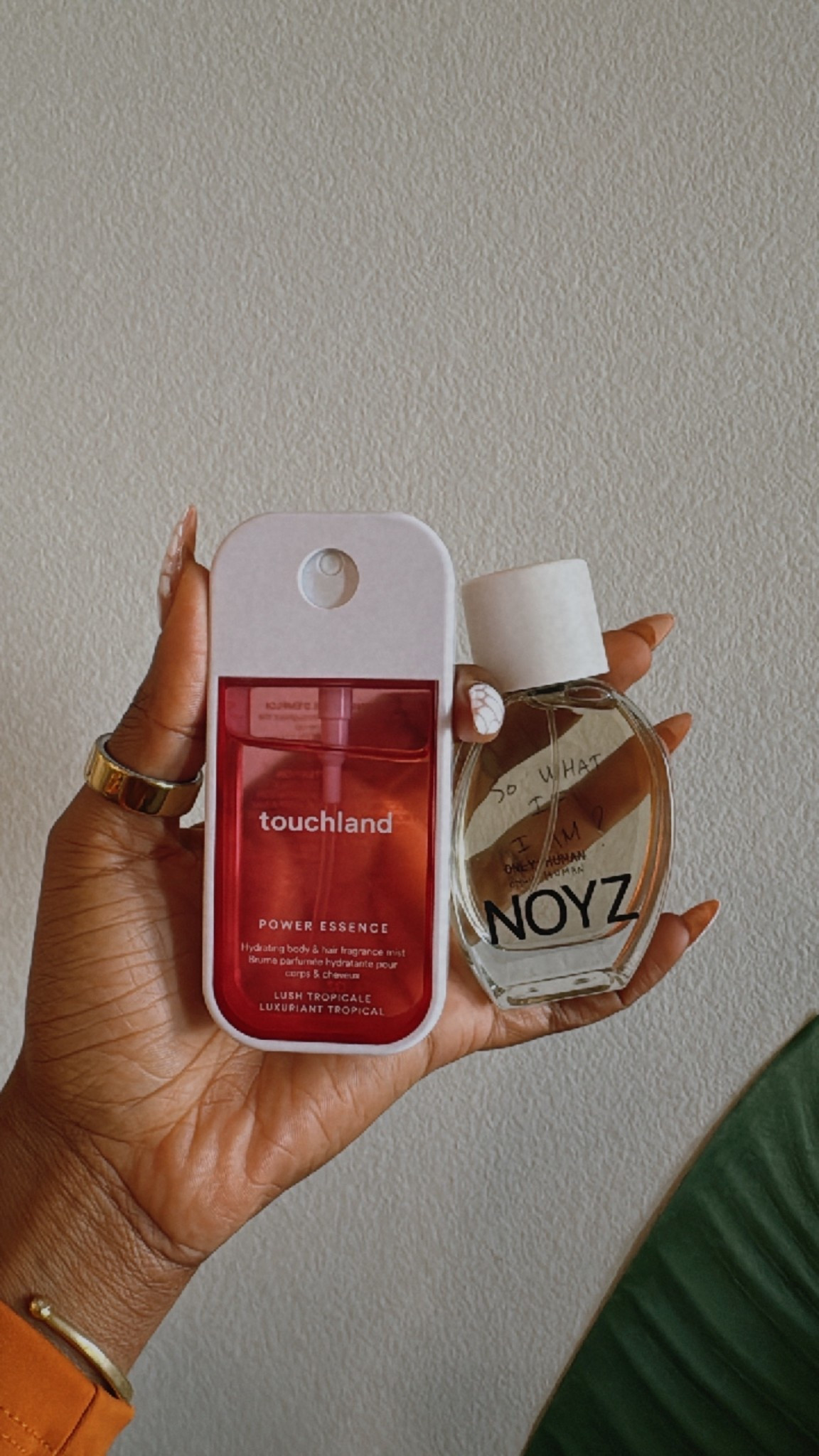Perfume Scent Combo! 

The Touchland Body Mist Is Light, Sweet & Fresh The Perfect Daytime Scent. While Noyz Is Sweet Yet Bold!

#LTKgrwm #LTKselfcare #LTKBeauty