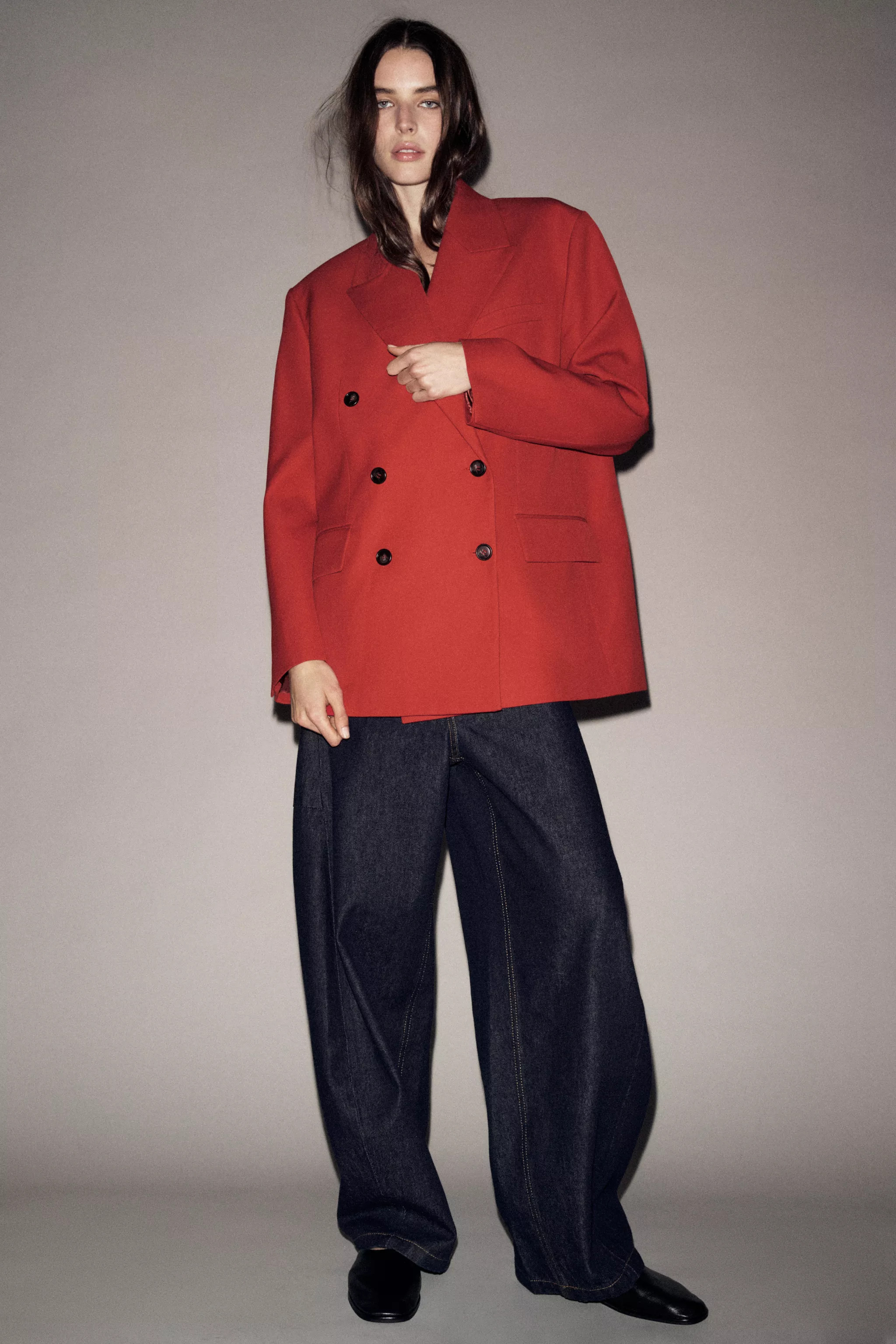 ZW COLLECTION DOUBLE-BREASTED BLAZER | Zara Canada