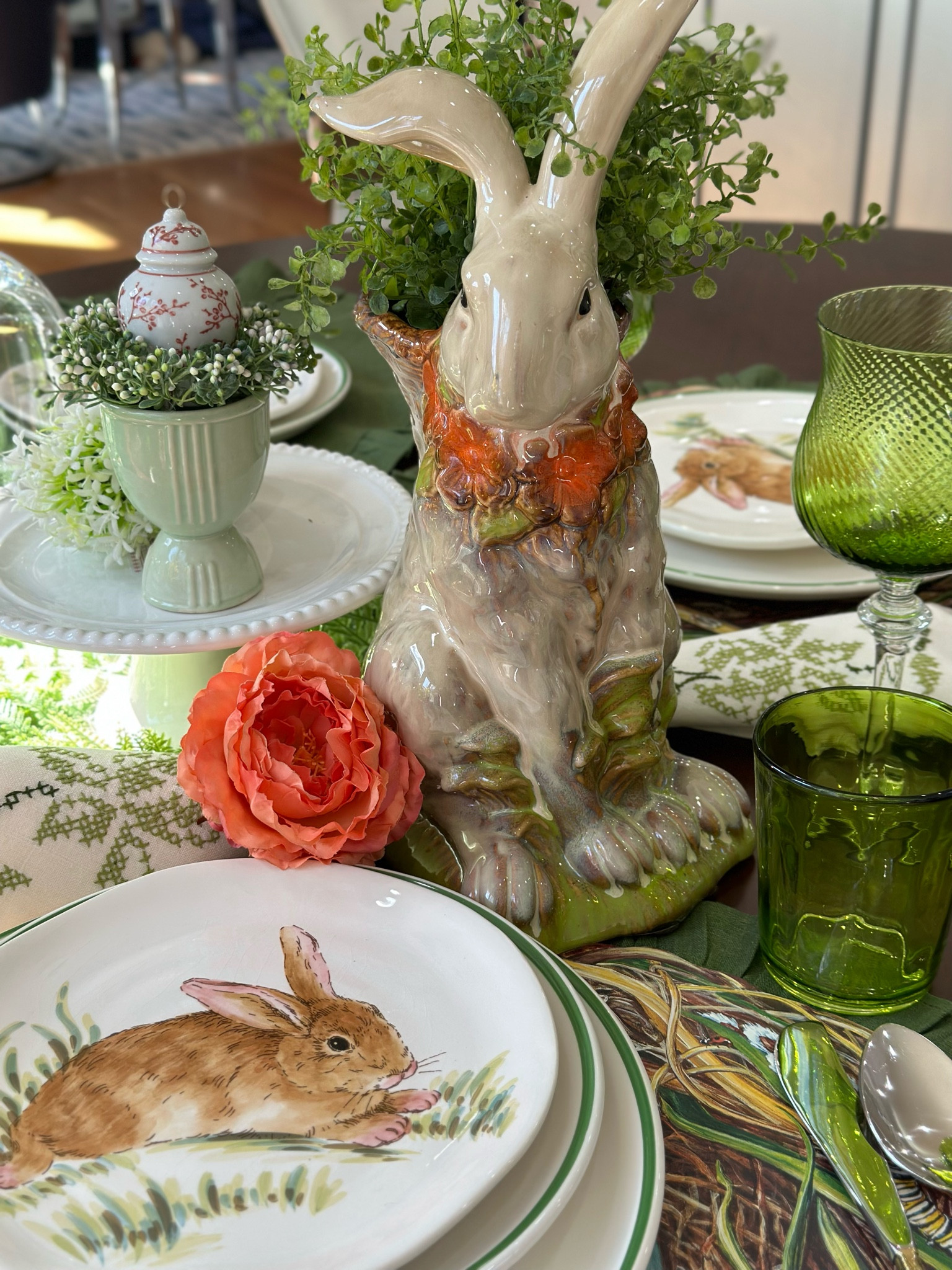 Bunny Meets chinoiserie!

#LTKhome #LTKSeasonal #LTKFind