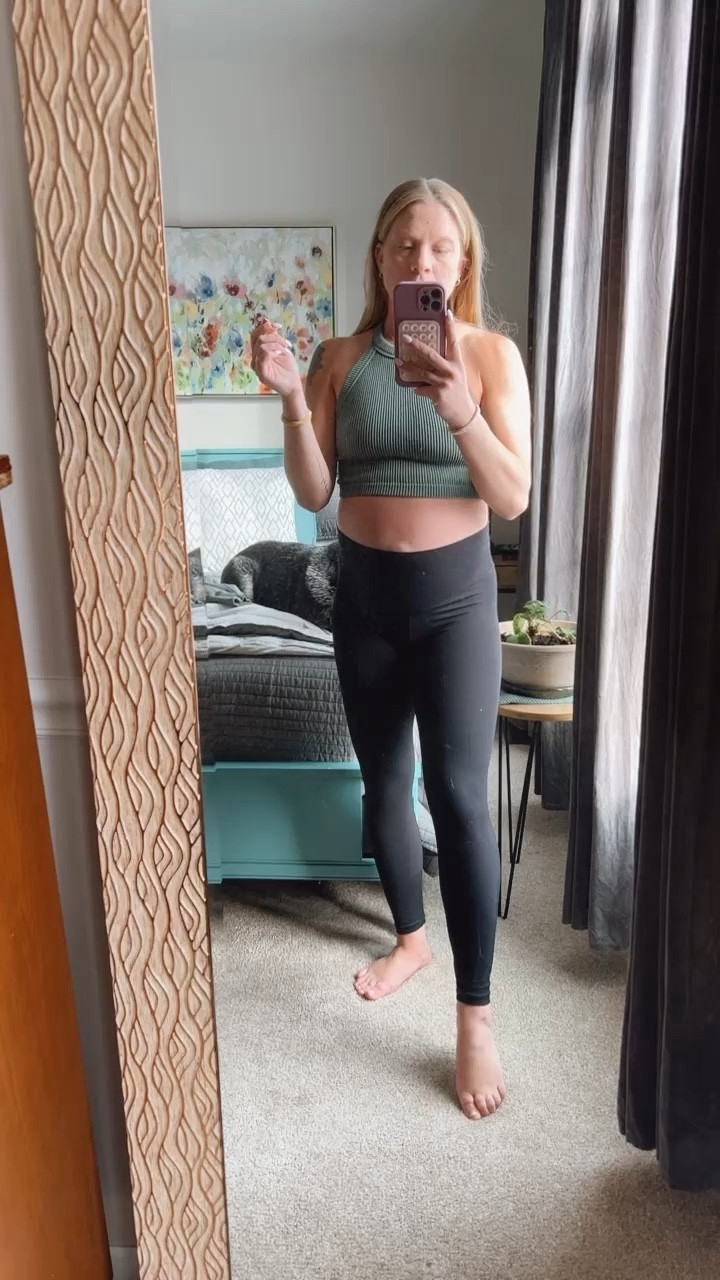 Part 2 of 3 -cozy cute and works with the bump. 

#LTKVideo #LTKbump #LTKfitness