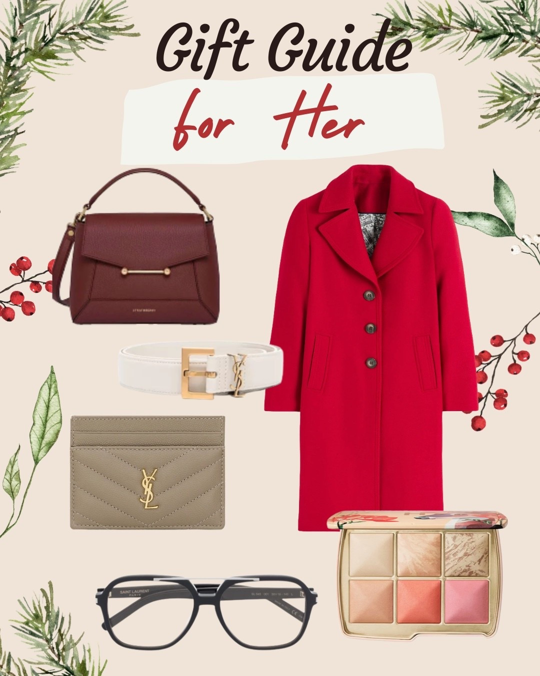 Gift Guide for her. 

This are the top things that if I wouldn’t already have them, would love to be gifted.

All favorites in my closet for a reason!! 

#LTKGiftGuide #LTKOver40