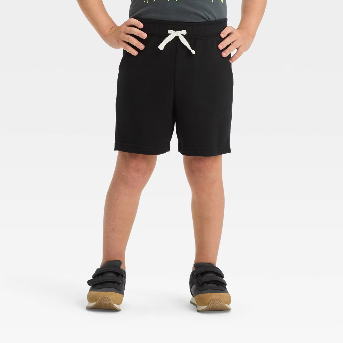Toddler Boys' Pull-On Above Knee Shorts - Cat & Jack™ Black 2T | Target
