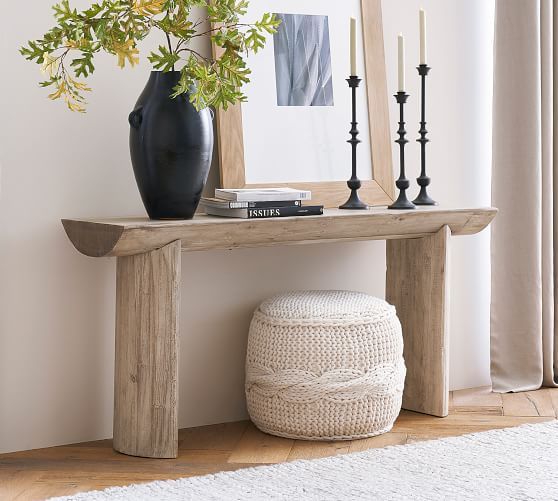 Pismo 65&quot; Reclaimed Wood Console Table | Pottery Barn (US)