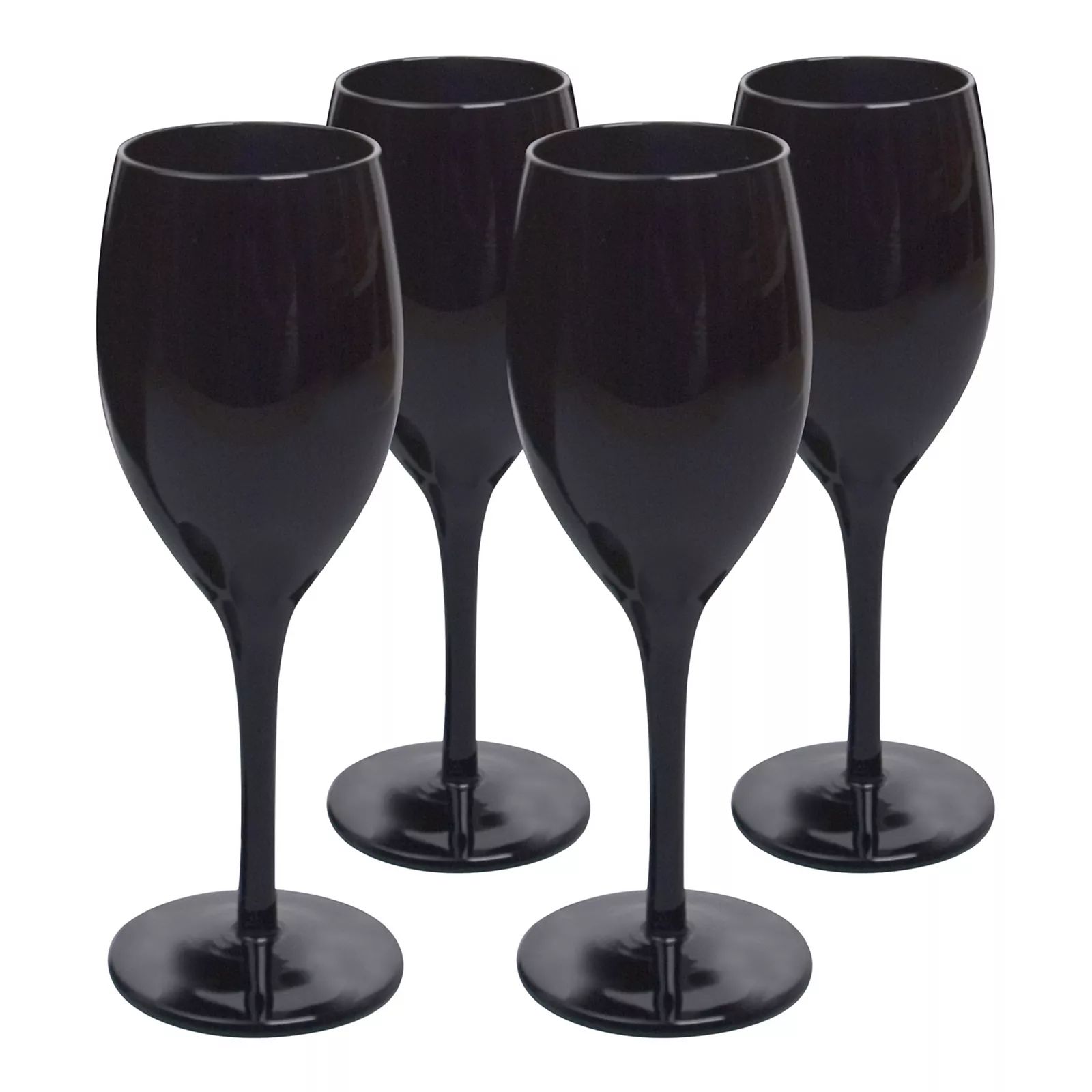 Artland 4-pc. Midnight Black Wine Glass Set | Kohl's