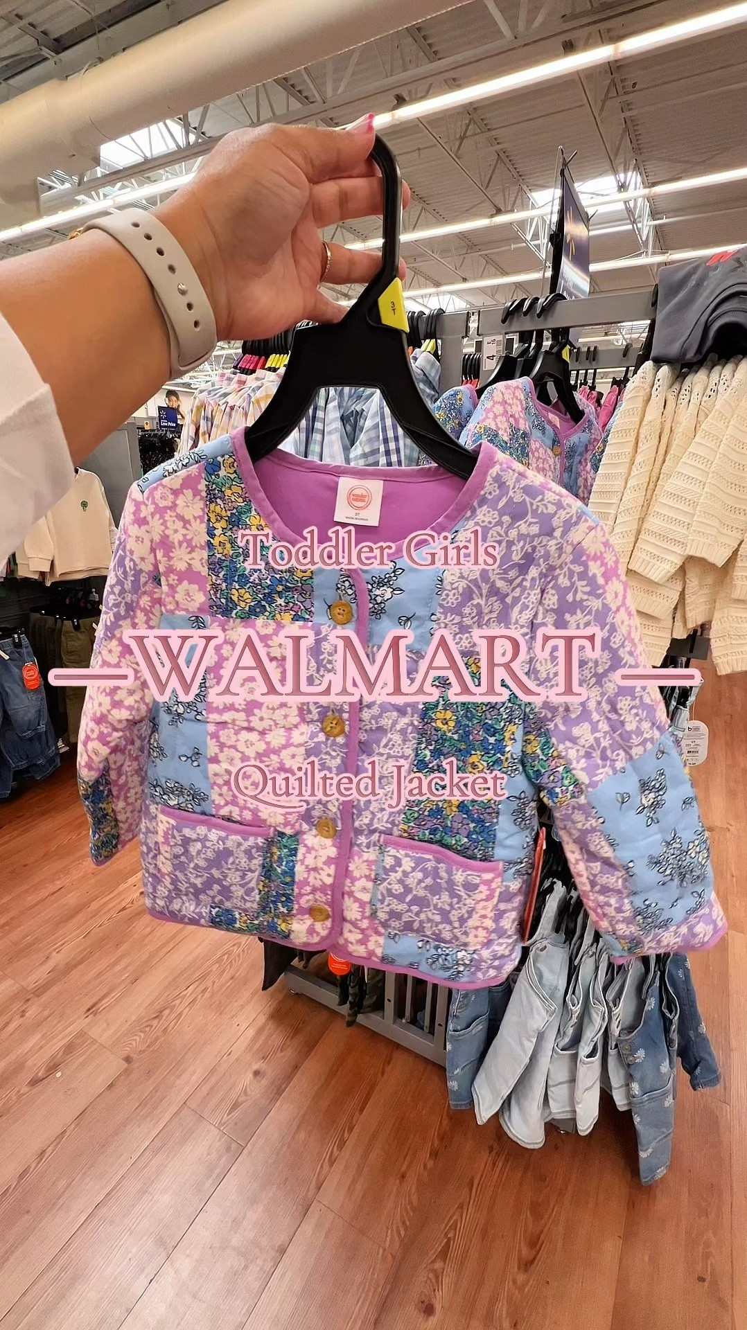Toddler Girl Quilted Jacket! 🌸🤍 

#LTKKids #LTKSeasonal #LTKSpringSale