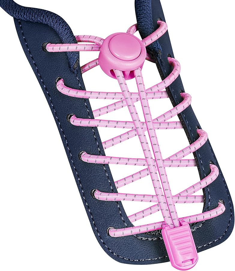 No Tie Shoelaces - Elastic Shoe Laces - Lock Shoelaces for Sneakers - One Size Fits All for Adult... | Amazon (US)